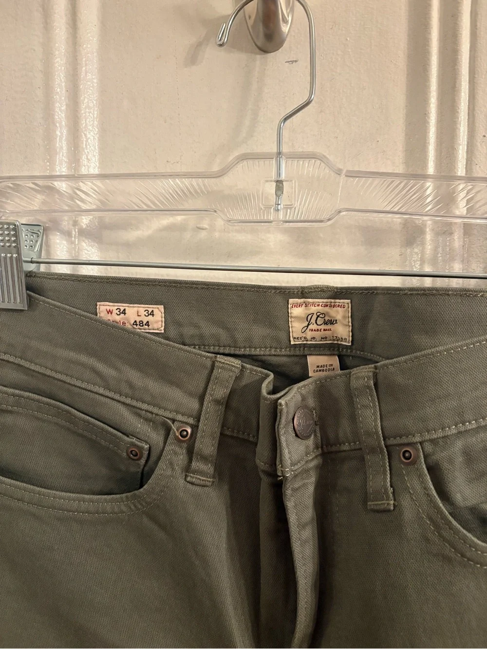 J. Crew Olive Pants